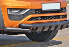 Mitsubishi L200 2010+ sonrası Siyah Shark Ön Koruma AQM4WD