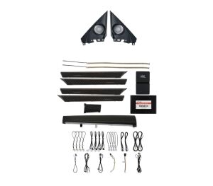 Honda Civic 2016-2020 FC5 İçin Uyumlu Yede Parça Full Ambians Set (Karbon Trim)