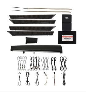 Honda Civic 2016-2020 FC5 İçin Uyumlu Yede Parça Full Ambians Set (Karbon Trim)