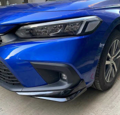 Honda Civic 2022 Aero Ön Ek 2 Parça- Piano Black