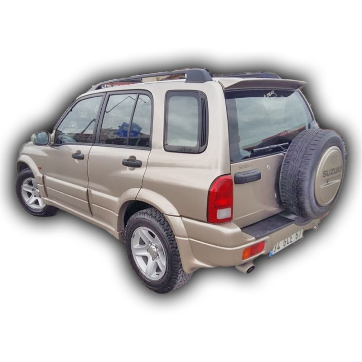 Suzuki Grand Vitara Eski Kasa Uyumlu Yedek Parça Spoiler Boyalı