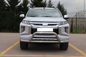 Volkswagen Amarok 2010+ Uyumlu Yedek Parça Off Road Ön Koruma Krom Face Off AQM4WD PTS14