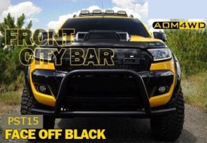 Toyota Revo 2006+ Uyumlu Yedek Parça Off Road Ön Tampon Koruma Demiri Siyah Face Off AQM4WD PST15