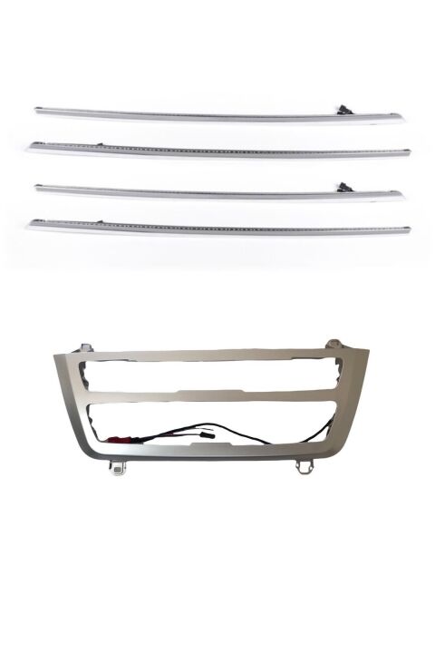 Bmw 3 Serisi F30 Ambians Set (Klima Panel Ve Kapılar) - Silver Renk