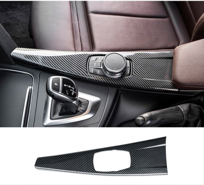 Bmw 3 Serisi F30 İdrive Konsol Kaplama - Karbon