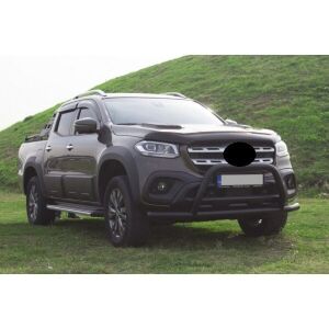 Mercedes X-Class 2017+ Uyumlu Yedek Parça Off Road Ön Tampon Koruma Demiri Siyah Face Off AQM4WD PST15