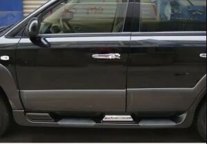 Hyundai Tucson 2004 2014 Uyumlu Yedek Parça OEM Yan Basamak / Koyu Siyah