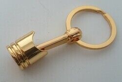 Sportif Piston Anahtarlık Altın Sarısı