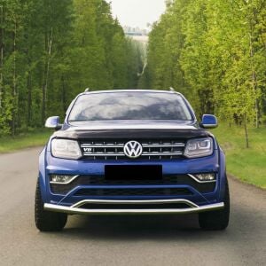 Mitsubishi L200 2007+ Off Road Ön Tampon Koruma Demiri Krom (Çiftli Bıyık) AQM4WD PST17