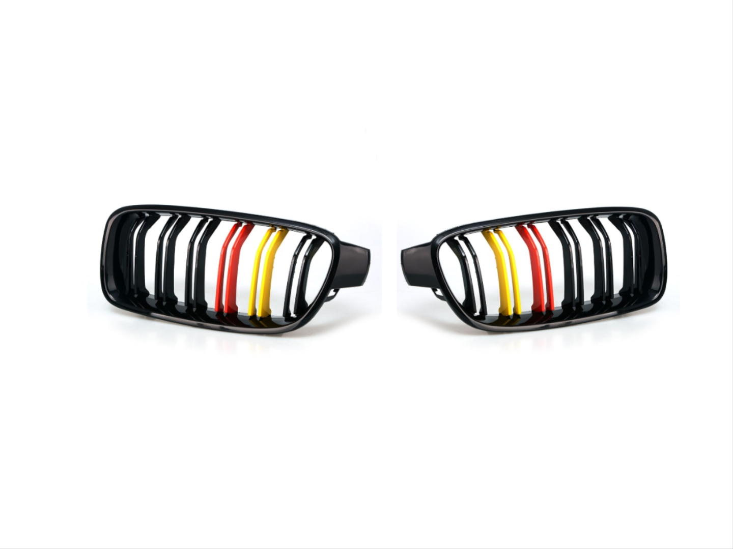 Bmw 3 Serisi F30 2012-2018 İçin Uyumlu M3 Görünüm Böbrek Çift Çizgi Panjur Alman Renk