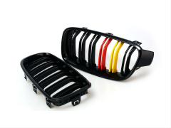 Bmw 3 Serisi F30 2012-2018 İçin Uyumlu M3 Görünüm Böbrek Çift Çizgi Panjur Alman Renk