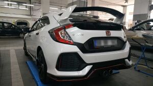 Honda Civic Fk7 Uyumlu Yedek Parça Typer Spoiler (Boyasız)