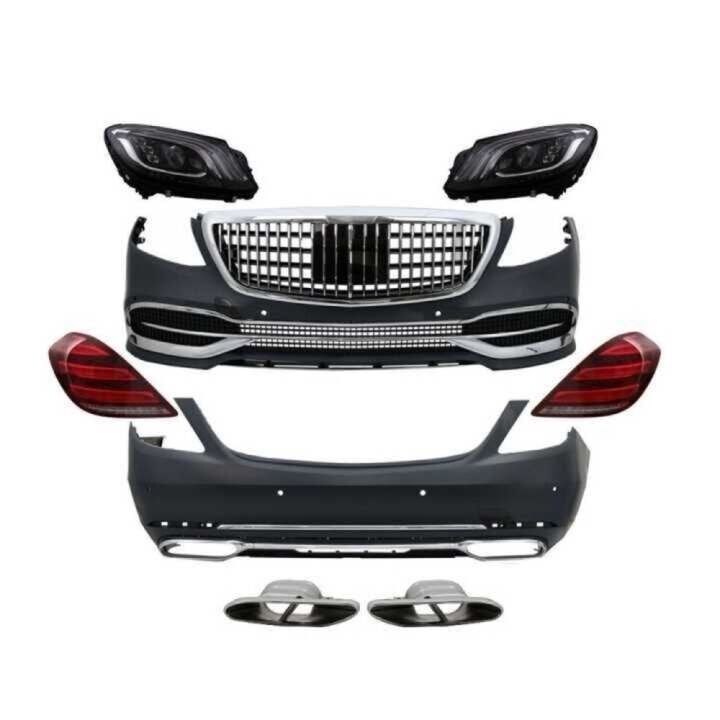 Mercedes W222 S Serisi 2014-2020 Uyumlu Yedek Parça Maybach Body Kit (Maybach Far Ve Stop Dahil)