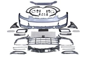 Porsche Cayenne 2011-2014 Uyumlu Full Facelift 2018+ Turbo Bady Kit (Farlar Dahil)