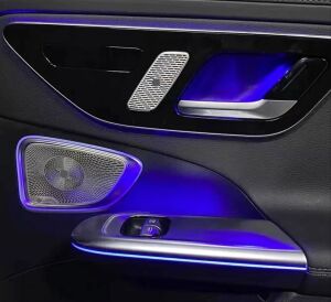 Mercedes W206 C Serisi 2022+  Uyumlu Yedek Parça Hoparlör Aydınlatma (64 Renk)