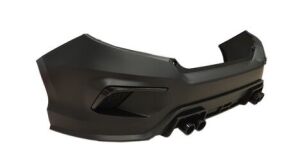 Honda Civic Fc5 Uyumlu Yedek Parça 2016-2020 Concept Model Arka Tampon Ek Piano Black Detaylı