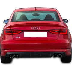 Audi A3 8V S line Sedan 2012 - 16 S3 Difüzör Plastik Boyasız