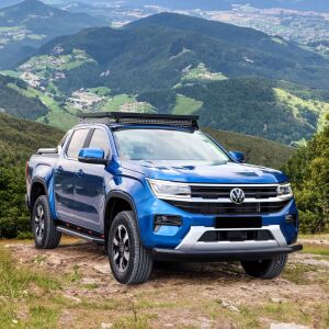 Mitsubishi L200 2007+ Off Road Ön Tampon Koruma Demiri Siyah (Tekli Bıyık ) AQM4WD PST20