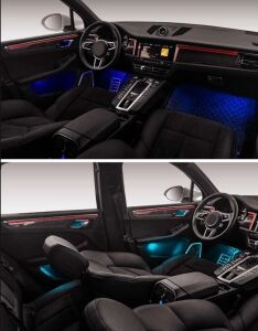 Porsche Macan 2014-2016 Için Uyumlu Ambians Aydınlatma Seti