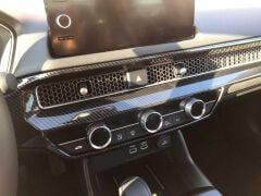 Honda 2022 Civic Göğüslük Kaplama 2 Parça - Karbon