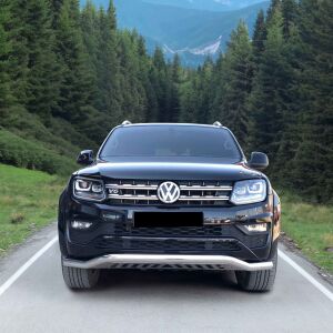 Nissan Navara 2006+ Off Road Uyumlu Yedek Parça Saclı Ön Koruma Ön Tampon Koruma Demiri Krom GloPlus AQM4WD PST21