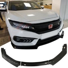 Honda Civic Fc5 3 Parça Ön Lip (Plastik)