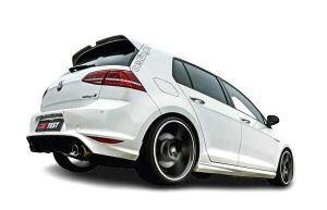 Volkswagen Golf 7 Uyumlu Yedek Parça  Oettinger Style Plastik Arka Tampon Eki