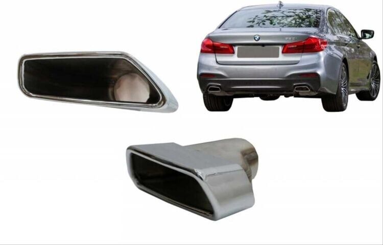 Bmw 5 Serisi G30 Uyumlu Yedek Parça M-TECH Egzoz Seti Silver
