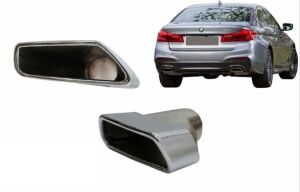 Bmw 5 Serisi G30 Uyumlu Yedek Parça M-TECH Egzoz Seti Silver