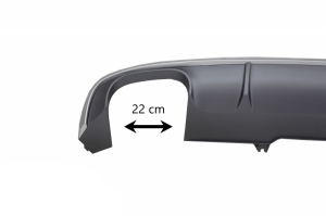 Audi A4 S4 2017-2018 Uyumlu Yedek Parça Difüzör