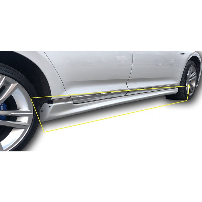 Volkswagen Passat 2014 - Sonrası Yan Marşpiyel (Plastik)