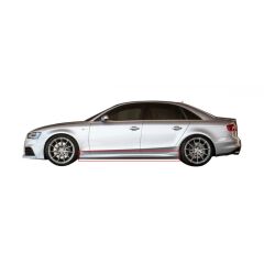 Audi A4 B8-B9 2008 - 2016 Rieger Marşpiyel Plastik Boyasız