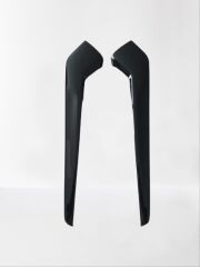 Honda 2022 Civic Vites Kenar Kaplama 2 Parça - Piano Black