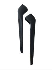 Honda 2022 Civic Vites Kenar Kaplama 2 Parça - Piano Black