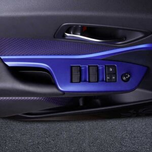 Toyota C-HR 2016-2019 Için  Uyumlu Yedek Parça Kapı Kolçak Kaplama Mavi(Advance Model)