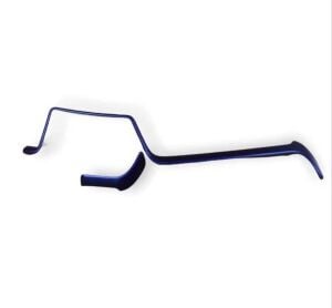 Toyota C-HR 2016-2019 Için Uyumlu Yedek Parça Konsol Alt Kaplama 2 Parça Mavi