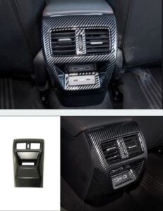 Honda Civic FE1 2022 için Uyumlu Yedek Parça Arka Klima Panel Kaplama - Karbon