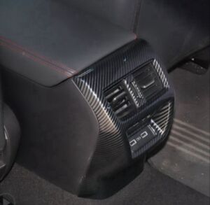 Honda Civic FE1 2022 için Uyumlu Yedek Parça Arka Klima Panel Kaplama - Karbon