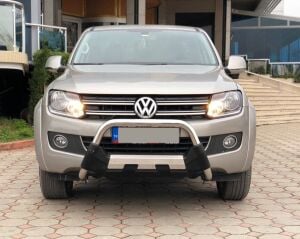 Vokswagen Amarok 2010+ Off Road Krom Poliüretan Ön Koruma Ön Tampon Koruma Demiri Amazonplus AQM4WD PWT15