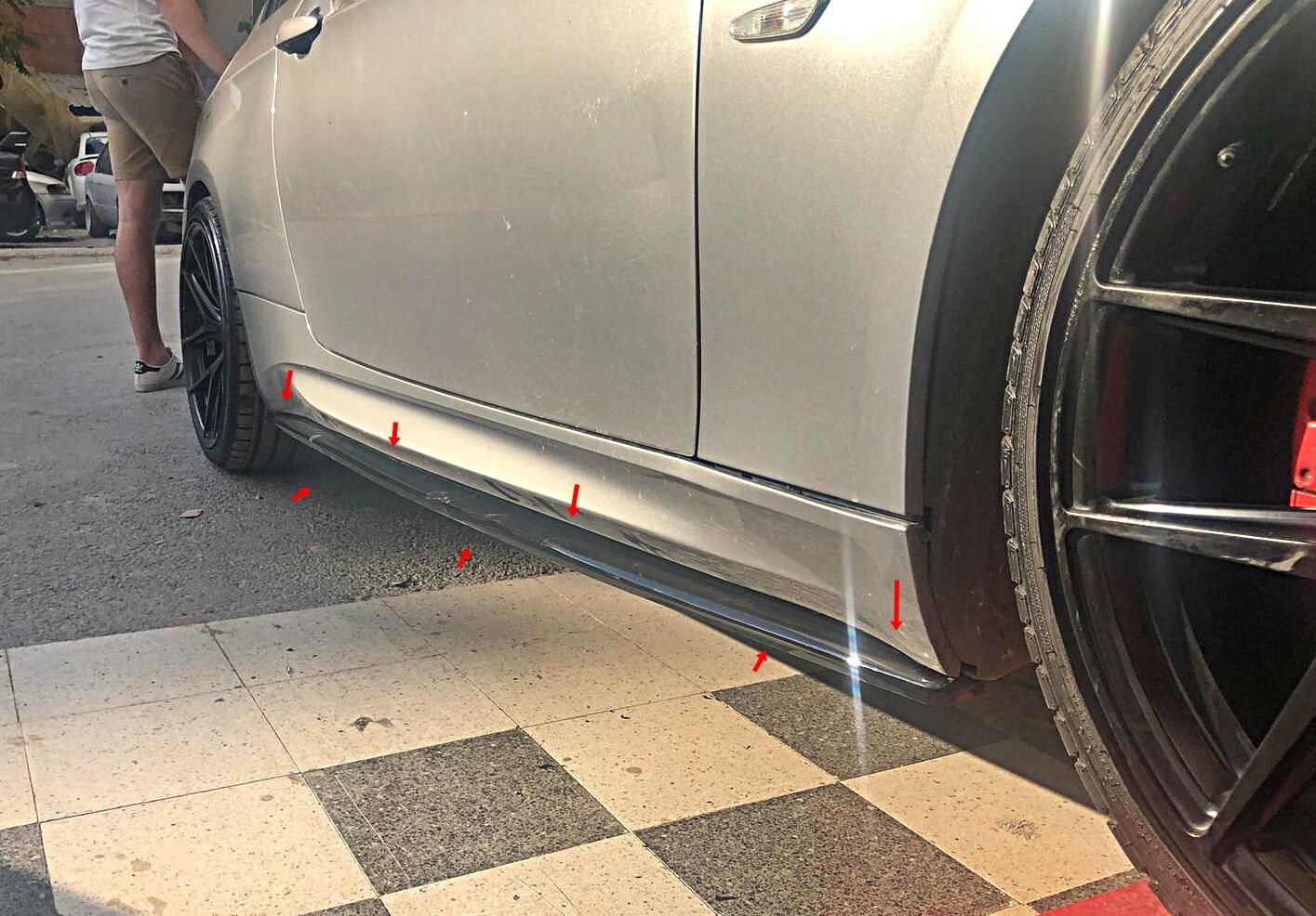 Bmw E92 E93 Marşpiyel Lip Plastik