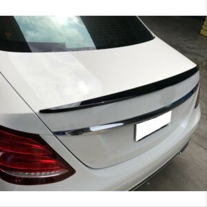 Mercedes Benz W213 E Serisi Uyumlu Yedek Parça Düz Spoiler Pıano Black