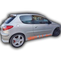 Peugeot 206 Düz Model Marşpiyel (Plastik)