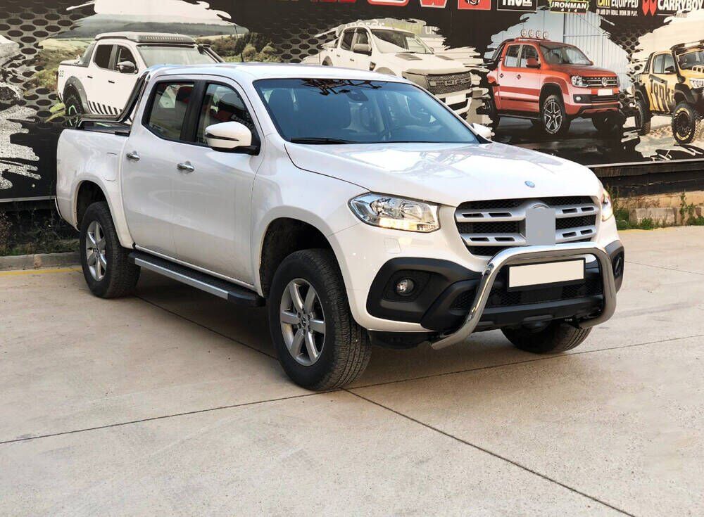 Volkswagen Amarok 2010+ Uyumlu Yedek Parça Off Road Krom Ön Koruma Ön Tampon Koruma Demiri Krom DinamicPlus AQM4WD