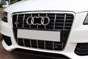 Audi A4 2008-2012 İçin Uyumlu Yedek Parça S4 Panjur- Siyah