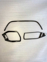 Ford Focus 2019+ Menfez Kaplama 3 Parça - Tıtanyum Sıyah