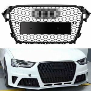 Audi A4 2012-2015 İçin Uyumlu Yedek Parça Panjur RS4 - Siyah