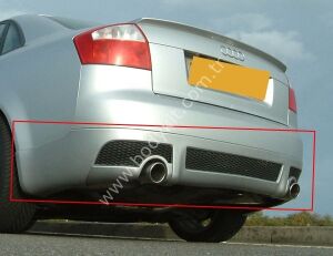 Audi A4 B6 S Line Uyumlu Yedek Parça Arka Tampon Eki