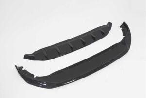 Volkswagen Golf 8 Uyumlu Yedek Parça Piano Black Ön Lip  (Parlak Siyah) (Style-Life-İmpression Tampon İçin)