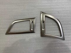 Hyundai Elantra 2016-2019 Menfez Kaplama Silver (Paslanmaz Çelik)