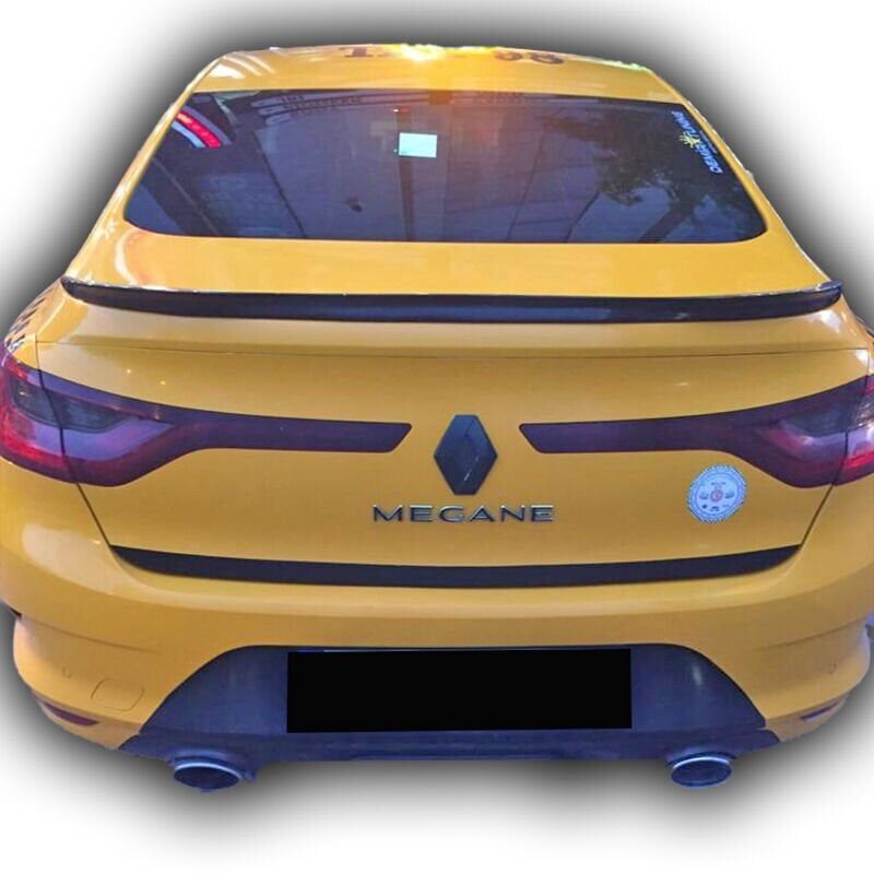 Renault Megane 4 Uyumlu Yedek Parça Yarasa Kanat Spoiler Boyalı